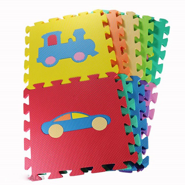 MT - Thảm xốp lót sàn in hình phương tiện giao thông (10 miếng) | BigBuy360 - bigbuy360.vn