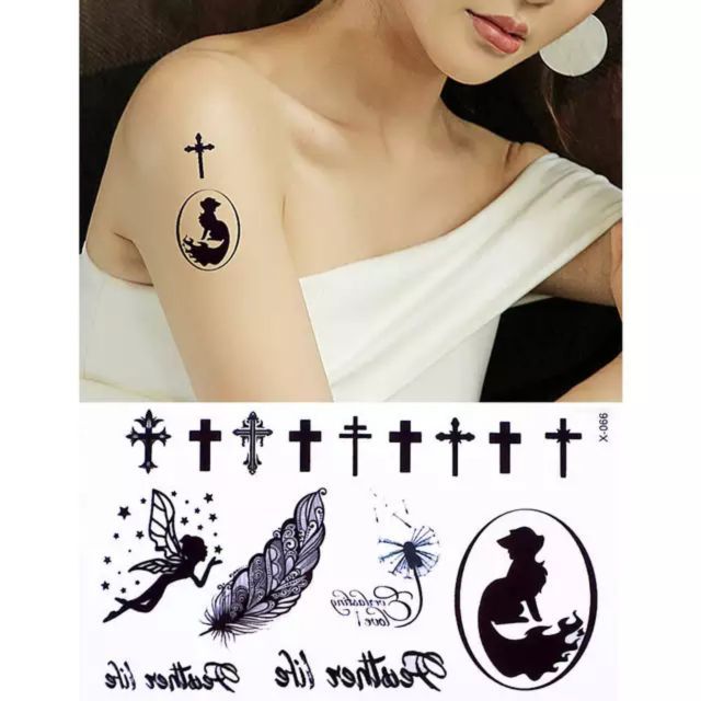 Hình xăm dán tatoo nhiều hình mini i28.Xăm dán tatoo mini tạm thời, size &lt;10x6cm