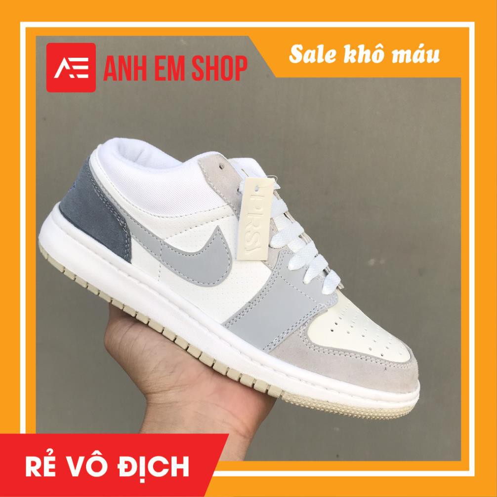 Giày thể thao Jodan❤️ Freeship ❤️ JD 1 xám xanh thấp cổ sale