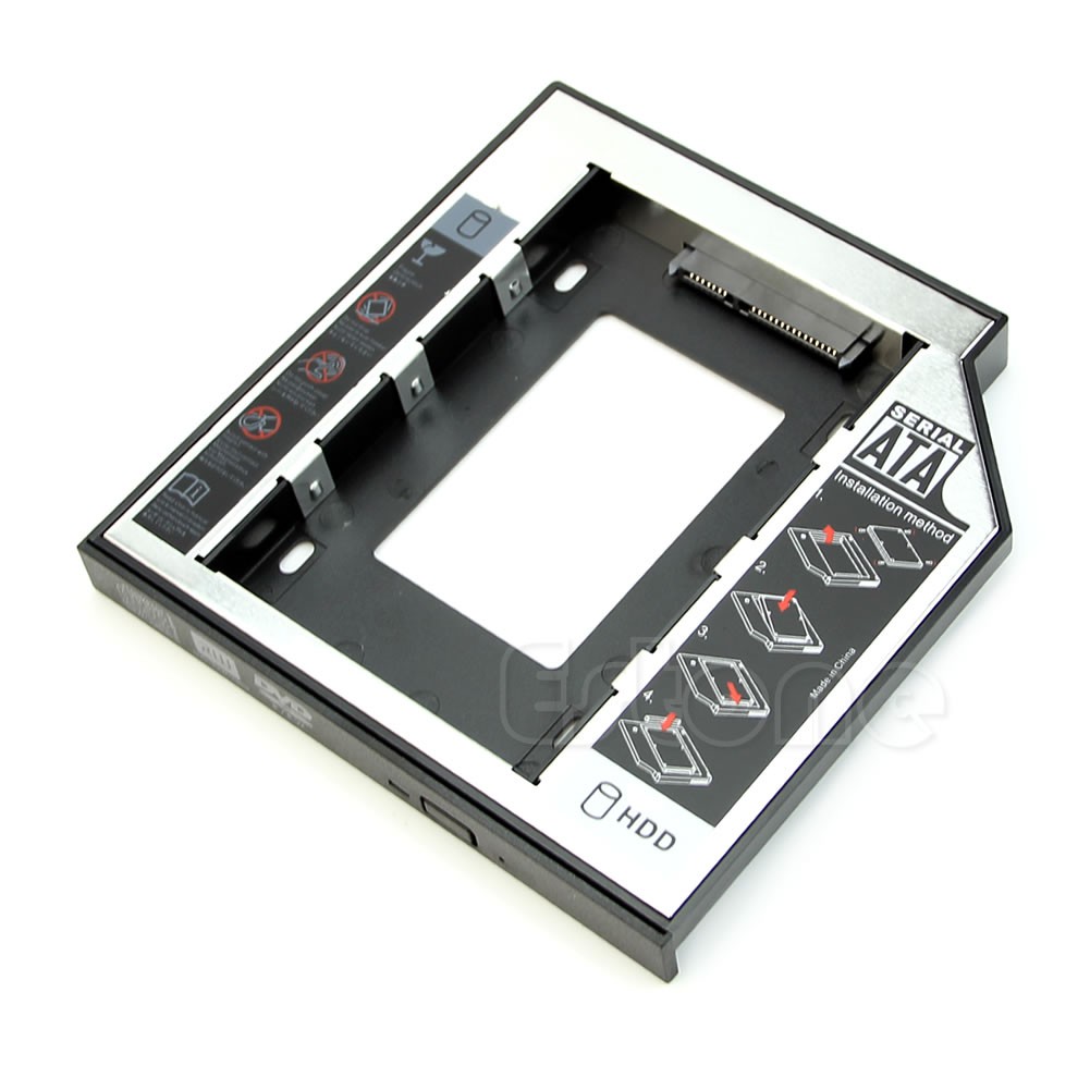 Khay gắn ổ cứng 12.7mm SATA 2nd HDD SSD cho CD DVD-ROM