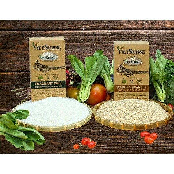 Gạo hữu cơ - VietSuisse - 1kg