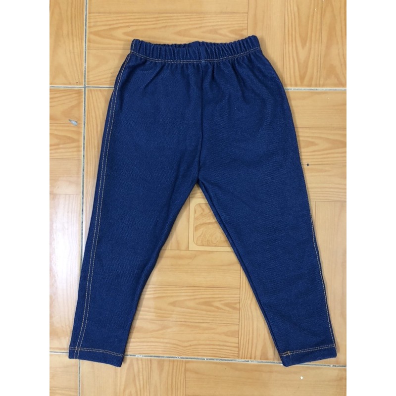 [GALYBY] Quần legging thô cotton giả jean cho trẻ em - cho áo dài áo thun