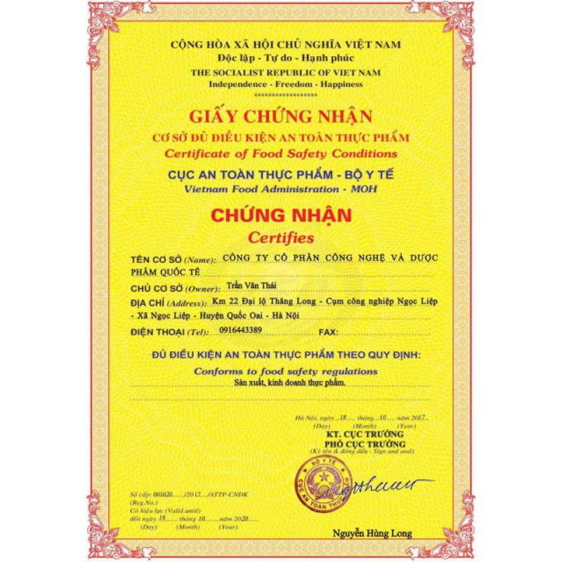 Cốm dinh dưỡng chùm ngây Moringa 20gram