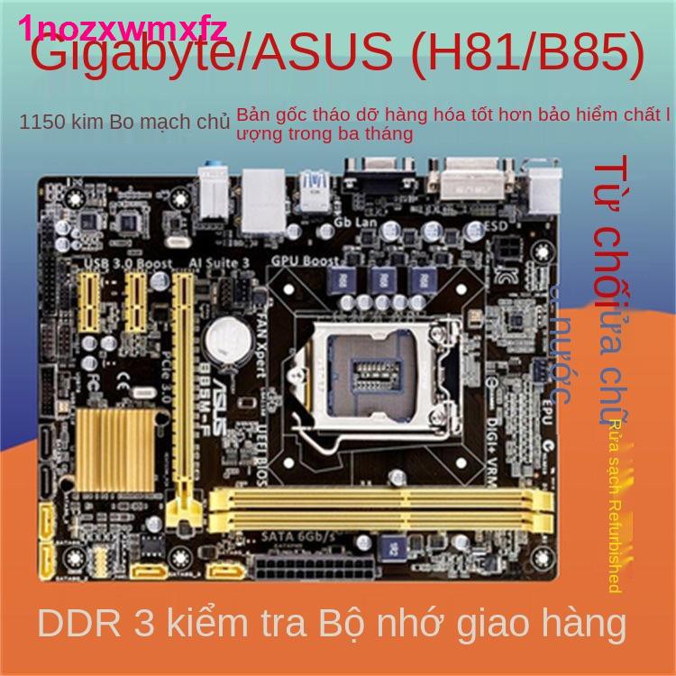 mainboard bo mạch chủGigabyte Asus MSI Colorful B85 H61 h81 x79 bo mạch chủ 1150 pin 1155 2011