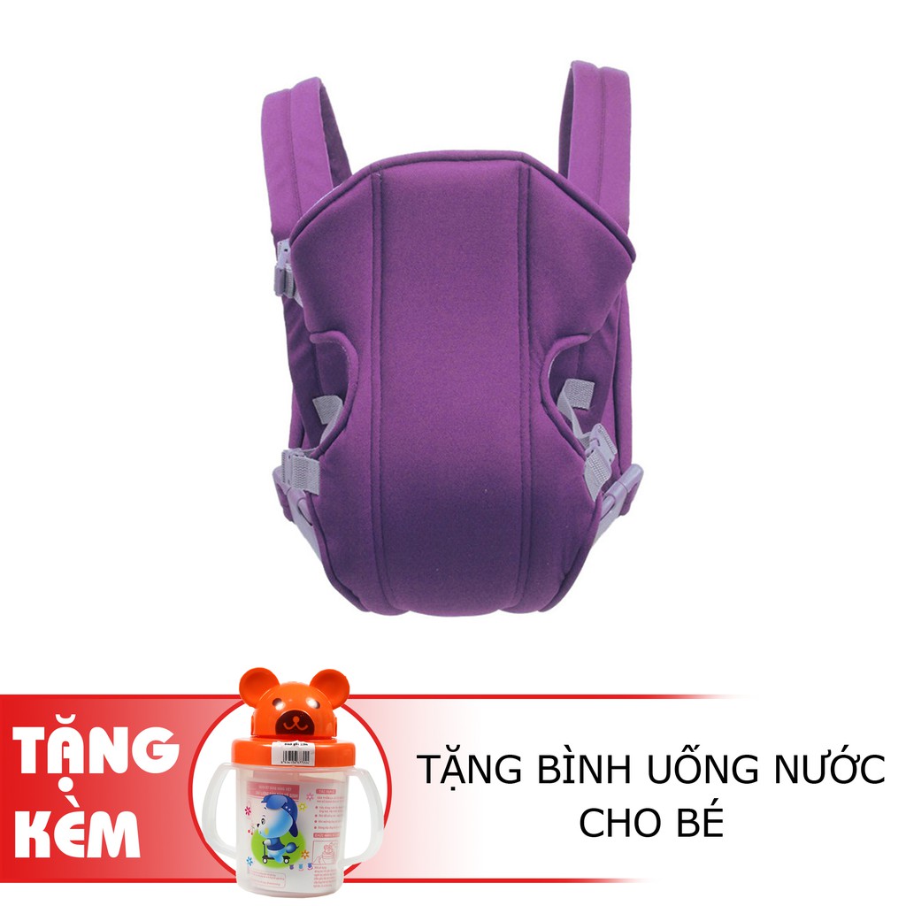 Địu em bé tặng bình uống nước gấu