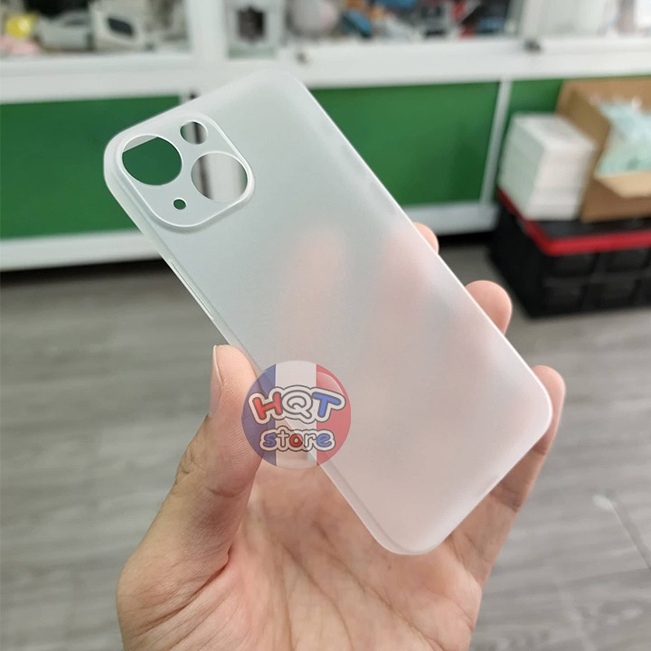 Ốp lưng nhám siêu mỏng Ultra Slim 0.4mm cho IP 13 Pro Max / 13 Pro / 13 / 13 Mini chống bám vân tay