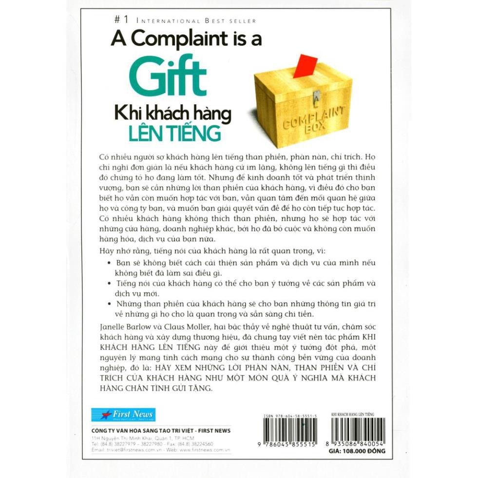 Sách First News - Khi Khách Hàng Lên Tiếng