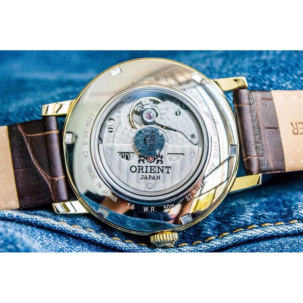 Đồng hồ nam chính hãng Orient Multihands Yellow Gold SEZ09002S0 - Made in Japan
