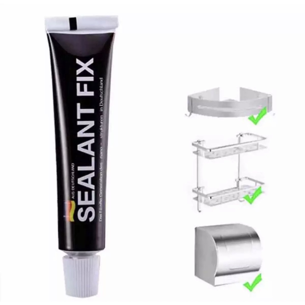 Keo Dán Đa Năng SEALANT FIX 12G - Dính Siêu Chắc, Siêu Chịu Lực, Chống Thấm Nước -Treo Giá, Kệ, Gương, Tranh