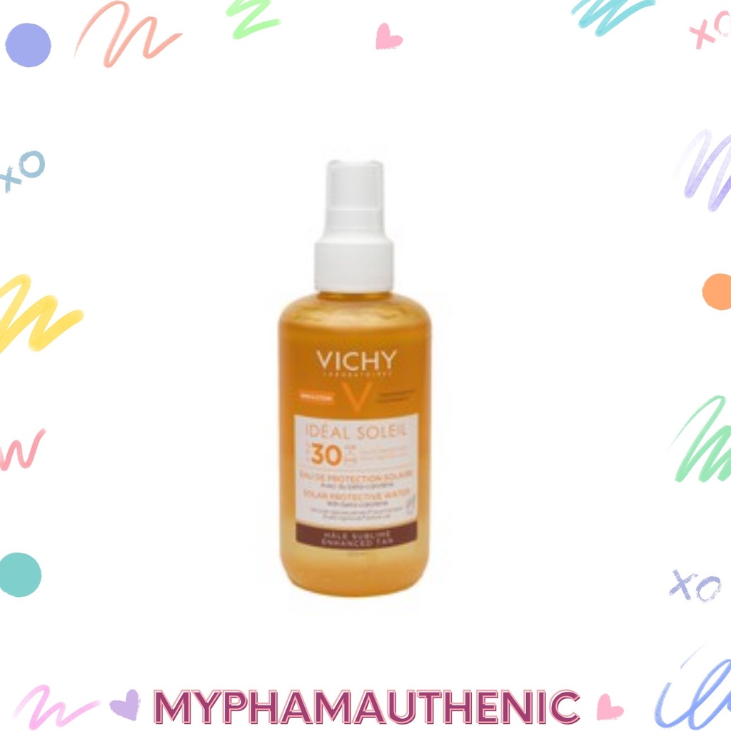 Xịt chống nắng Vichy tan nhanh ideal soleil SPF30 200ml myphamauth