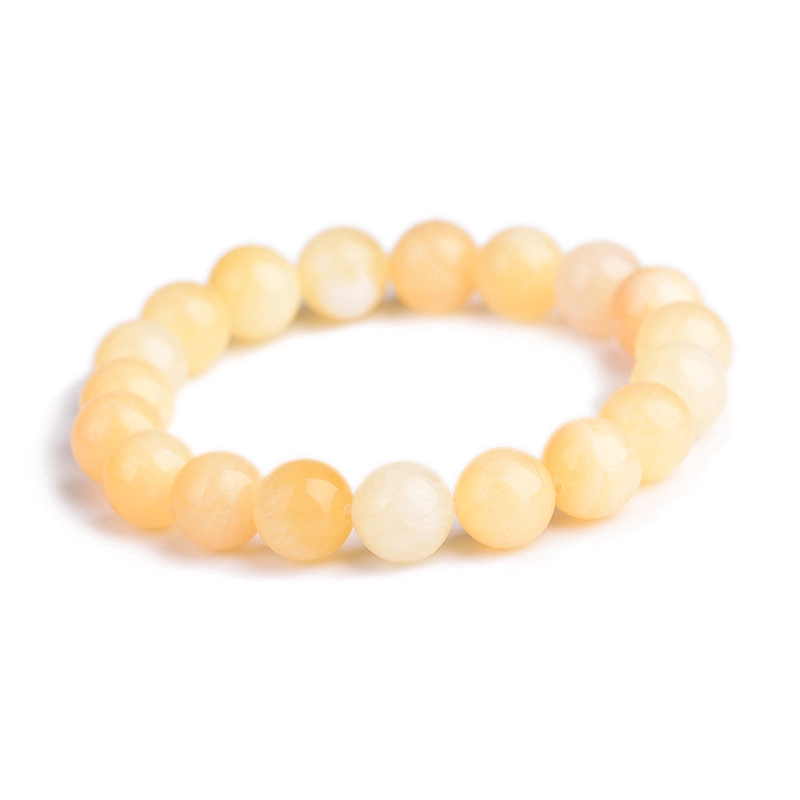 Natural Chain Crystal Honey Jade Wax Single Bracelet Gift for Men and Women