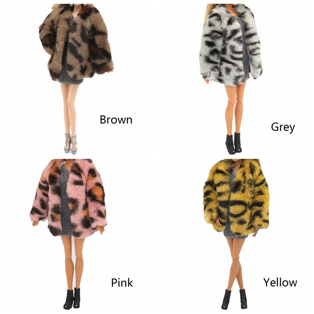 Leopard Coat 29cm Doll Clothes