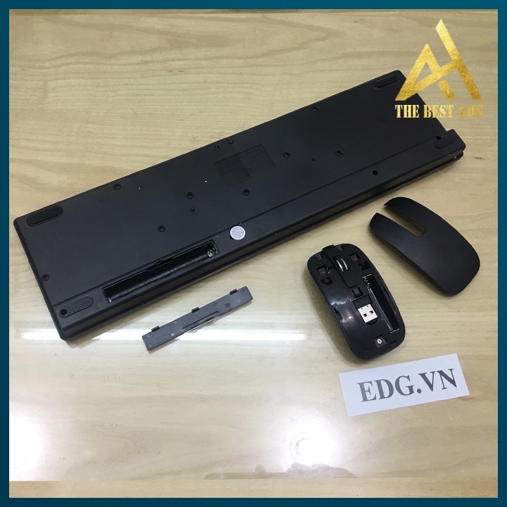 Bộ Bàn Phím Và Chuột Không Dây Lớn Keyboard Mouse Wireless Máy Tính PC Laptop Bluetooth