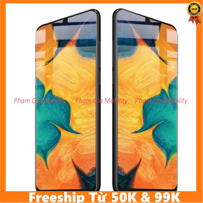 Dán cường lực Samsung Galaxy A20s full màn hình, full keo