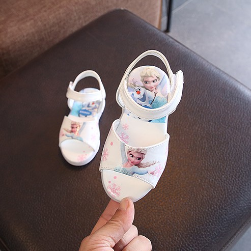 Sandal ELSA có đèn cho bé gái từ 2 tới 7 tuổi siêu dễ thương