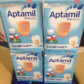 Sữa Aptamil số 2+ xách tay Đức hộp giấy 600g