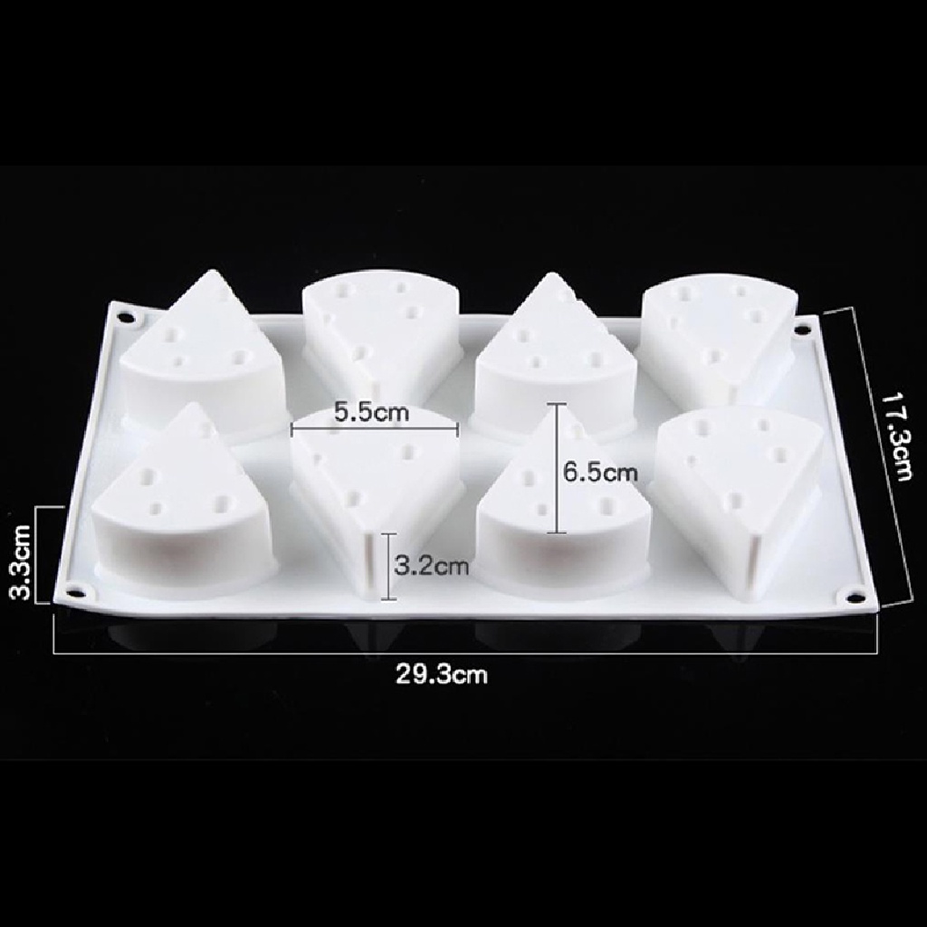 Khuôn silicone tạo hình phô mai 3D độc đáo sáng tạo