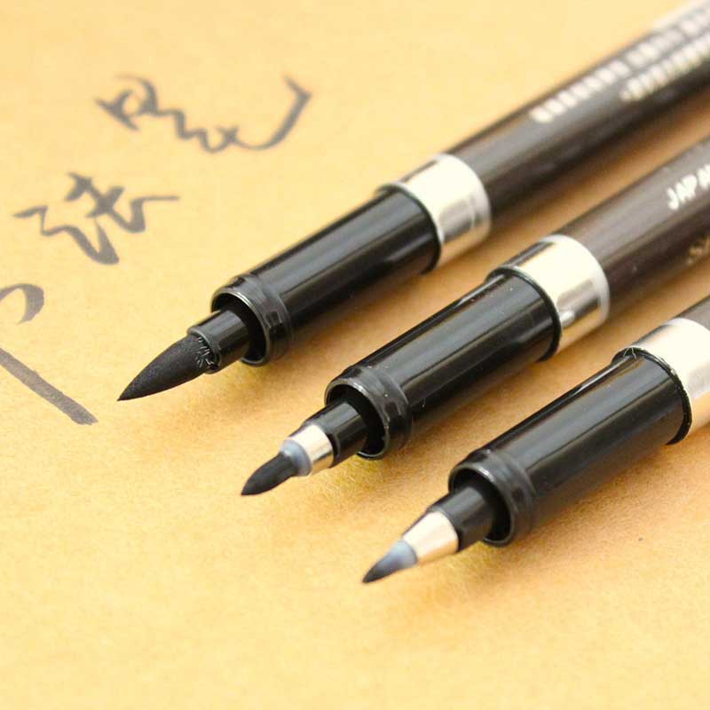 Bút Lông Viết Chữ Tiếng Anh Trung Đa Năng Dùng Cho Học Sinh / Văn Phòng