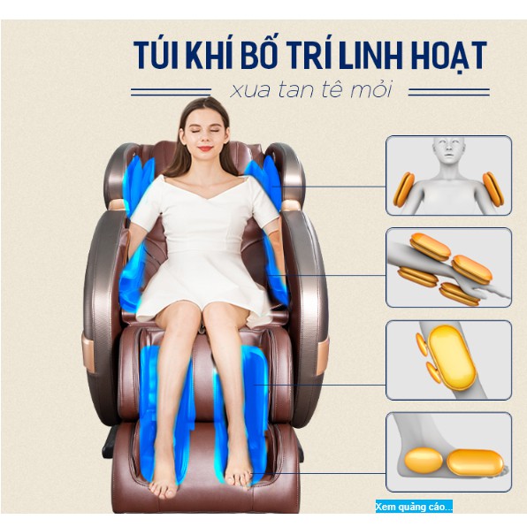 Ghế massage KINGSPORT G42 - ghế mát xa toàn thân tự động mát xa đa năng