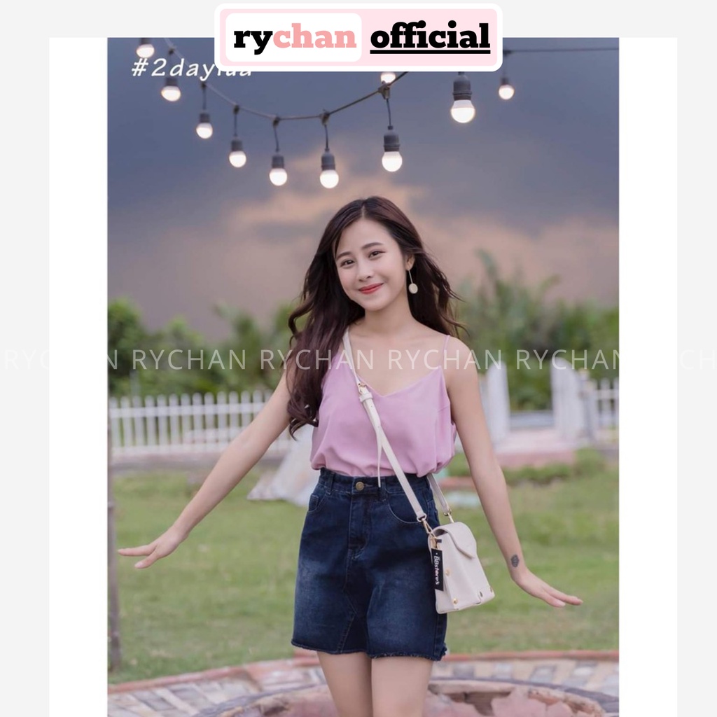 AK224 - Áo Kiểu Hai Dây Nhiều Màu Cực Xinh