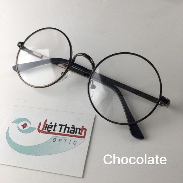 gọng Kính cận Tròn sắt có hộp kính zon tròn xoe kính harry potter kính vintage | BigBuy360 - bigbuy360.vn