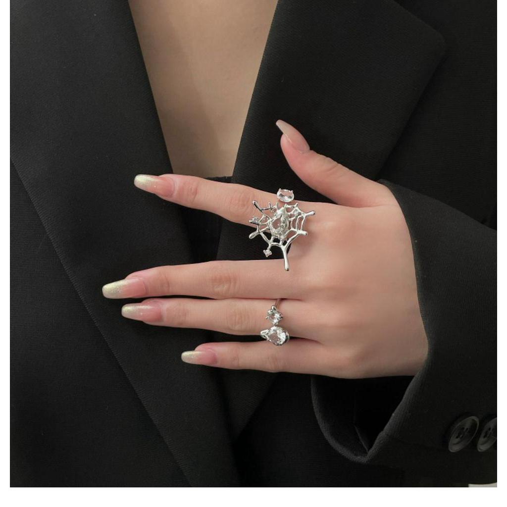 Nhẫn Hình Nhện Thời Trang Harajuku