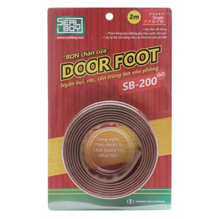 Ron lấp kín khe hở chân cửa ngăn bụi và côn trùng Seal Boy SB200-GO 2m (Nâu)