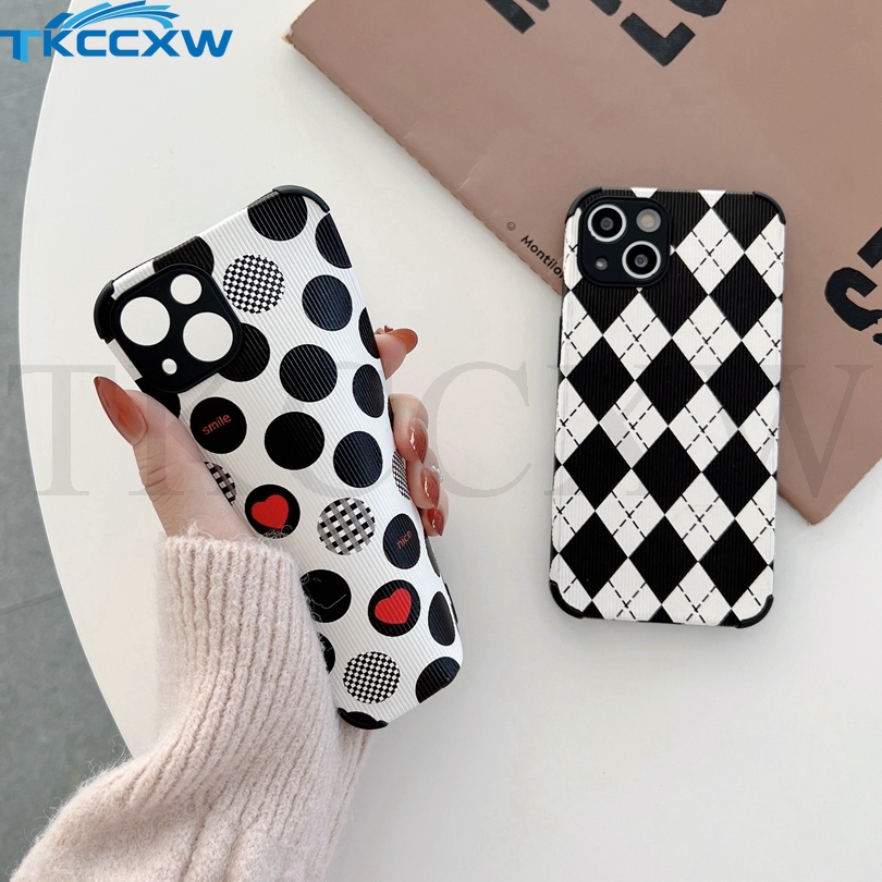 Ốp điện thoại da mềm họa tiết hình học cho Realme 5 5i 5S 6i 6s 7i 5 6 7 3 Pro X50 Pro Narzo 30A 10 20 Pro Q V11 V5