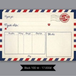 GIÁ RẺ 100 tờ phiếu giao hàng in sẵn