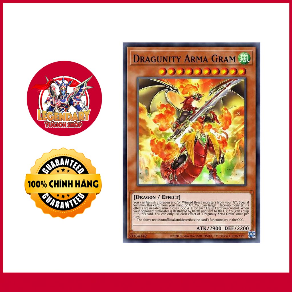 [Thẻ Bài Yugioh Chính Hãng] Dragunity Arma Gram