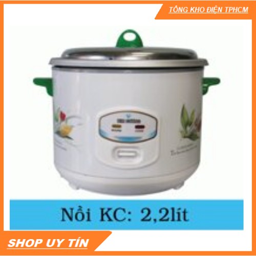 [Mã ELHADEV giảm 4% đơn 300K] Nồi cơm điện Kim Cương FREESHIP KC-2.2LR - Dung tích 2.2 lít - Hàng chính hãng