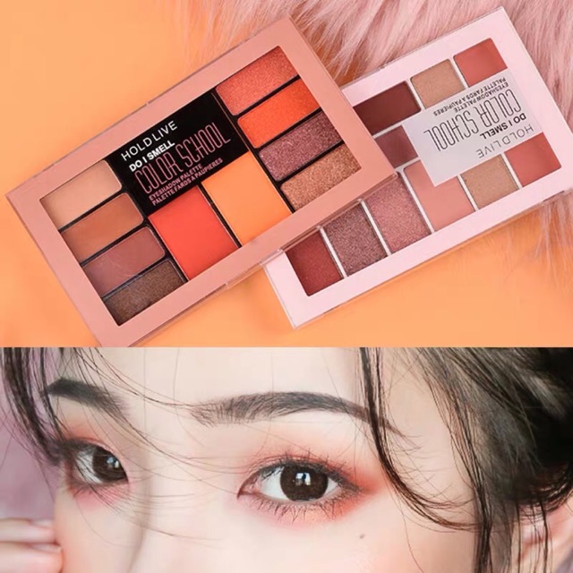 bảng mắt kèm má hồng holdlive