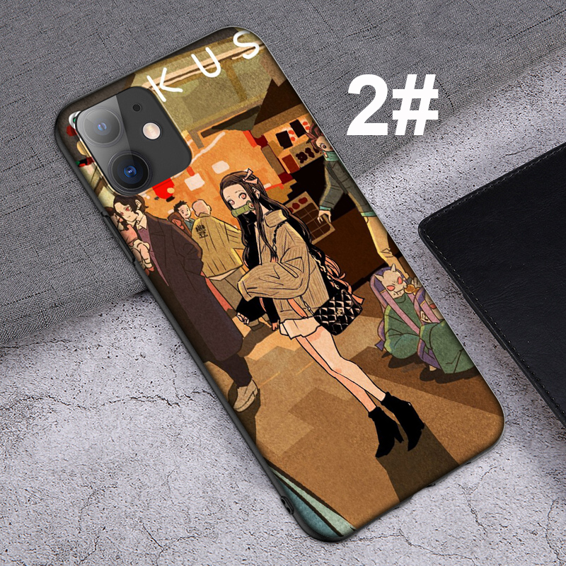 iPhone XR X Xs Max 7 8 6s 6 Plus 7+ 8+ 5 5s SE 2020 Casing Soft Case 31SF Demon Slayer School Style mobile phone case