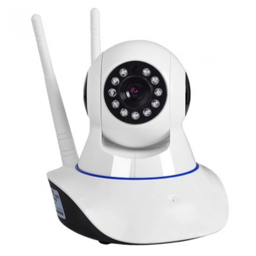 Camera IP HD giám sát và báo động xoay 24h 2 ăng-ten A9LS (Trắng)