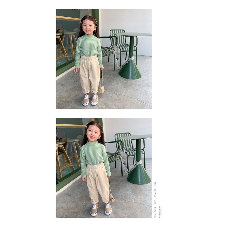 [Babycat] Hàng Có Sẵn Quần Nhung Lông Cừu Dáng Rộng Một Mảnh Phong Cách Nhật Bản Hàn Quốc Thời Trang Mùa Thu 2022 Dành Cho Bé Gái