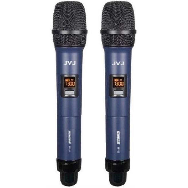 Bộ 2 Microphone không dây W 15 JVJ đa năng cao cấp