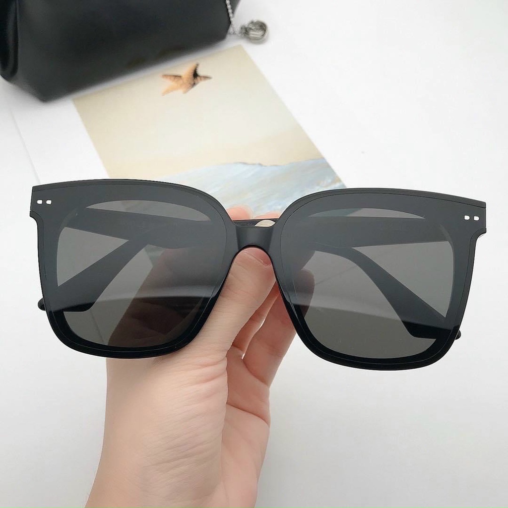 Kính mát nam nữ thời trang cao cấp gọng nhựa kiểu dáng sang trọng, tròng vuông chống bụi, chống tia UV JJGM LOCELL