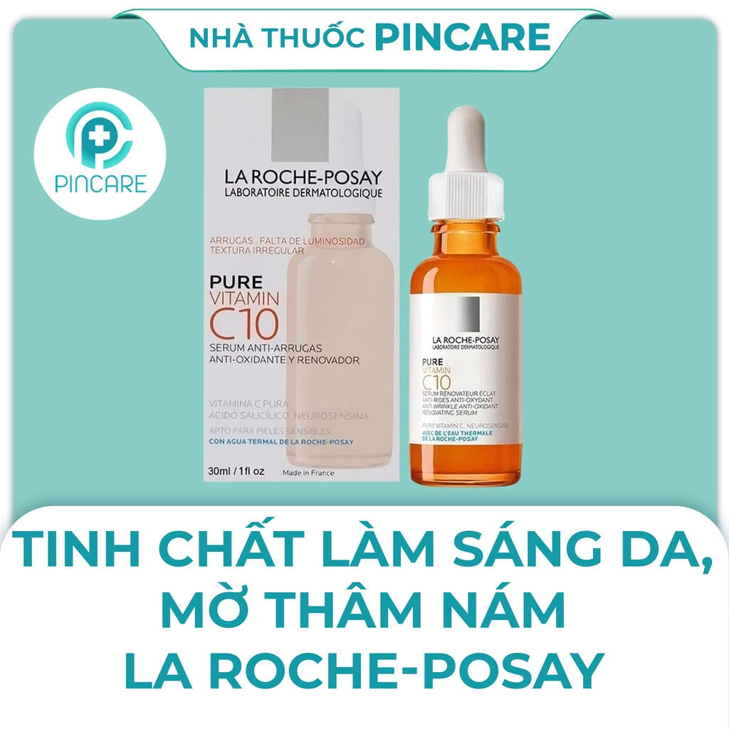 Serum dưỡng sáng da La Roche Posay Pure Vitamin C10 Serum 30ml - Hàng chính hãng - Nhà thuốc PinCare
