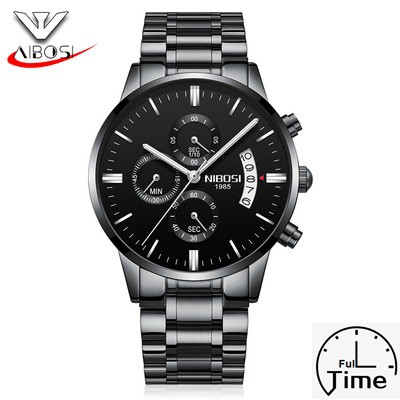 [CÓ VIDEO - ẢNH THẬT] (HUYỀN THOẠI) ĐỒNG HỒ NAM NIBOSI 2309T (1985) DÂY THÉP FULL BOX - STYLE DOANH NHÂN | BigBuy360 - bigbuy360.vn