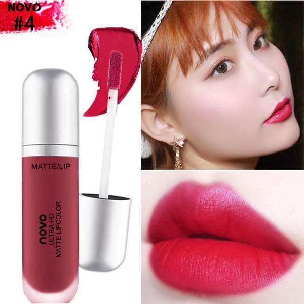 Son Kem Lì Novo Big Ultra HD Matte Lip Bền Màu Chống Trôi hàng nội địa trung