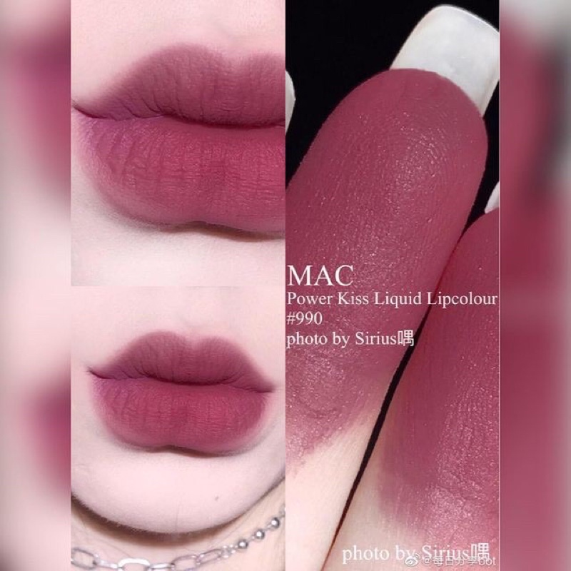 Son kem mac 990 More The Mehr-ier Hồng Đất ánh tím – Powder Kiss Liquid