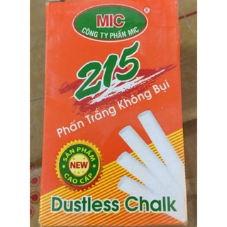 Phấn trắng viết bảng không bụi Mic hộp 10 viên