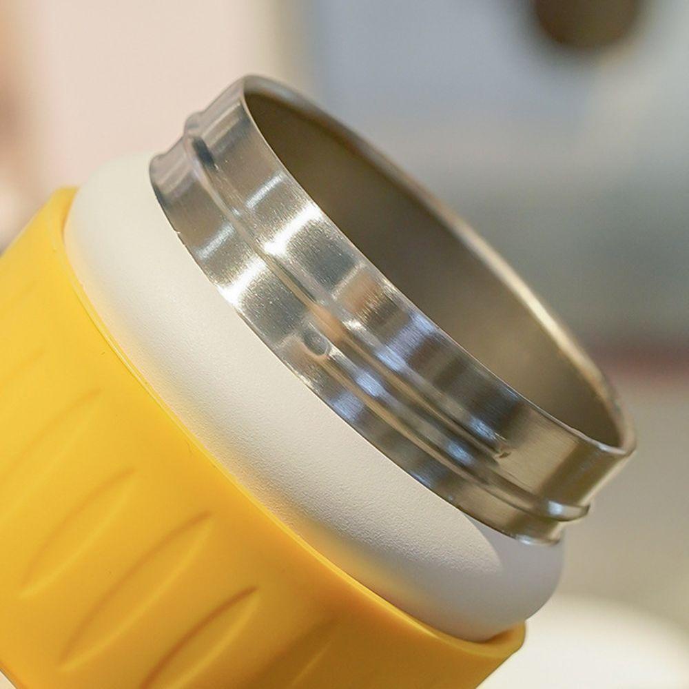 Bình Nước Chân Không 350ML In Họa Tiết Hoạt Hình Kèm Ống Hút