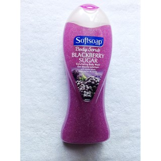 Sữa tắm Softsoap Body Scrub Blackberry Sugar