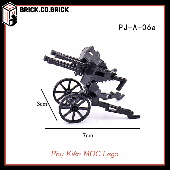 Phụ kiện MOC Army Vũ Khí Hiện Đại Đồ Chơi Lắp Ráp Minifig Mô Hình Sáng Tạo Trang Trí Quân Đội PJ-A-06b
