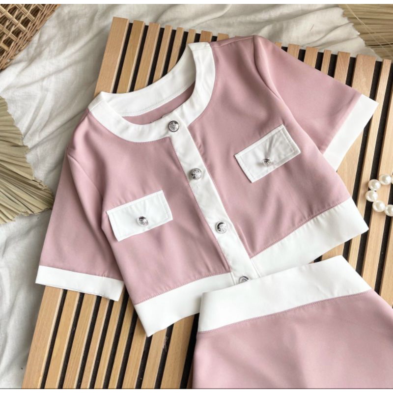 SET VÁY HỒNG XINH XẮN