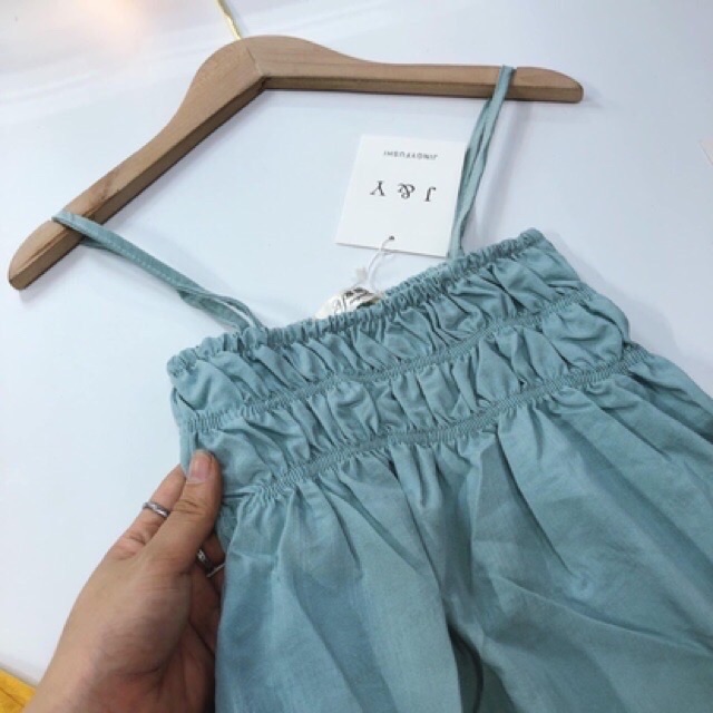 váy 2 dây đi biển chun 3 vòng ngưc chất đũi xước | BigBuy360 - bigbuy360.vn