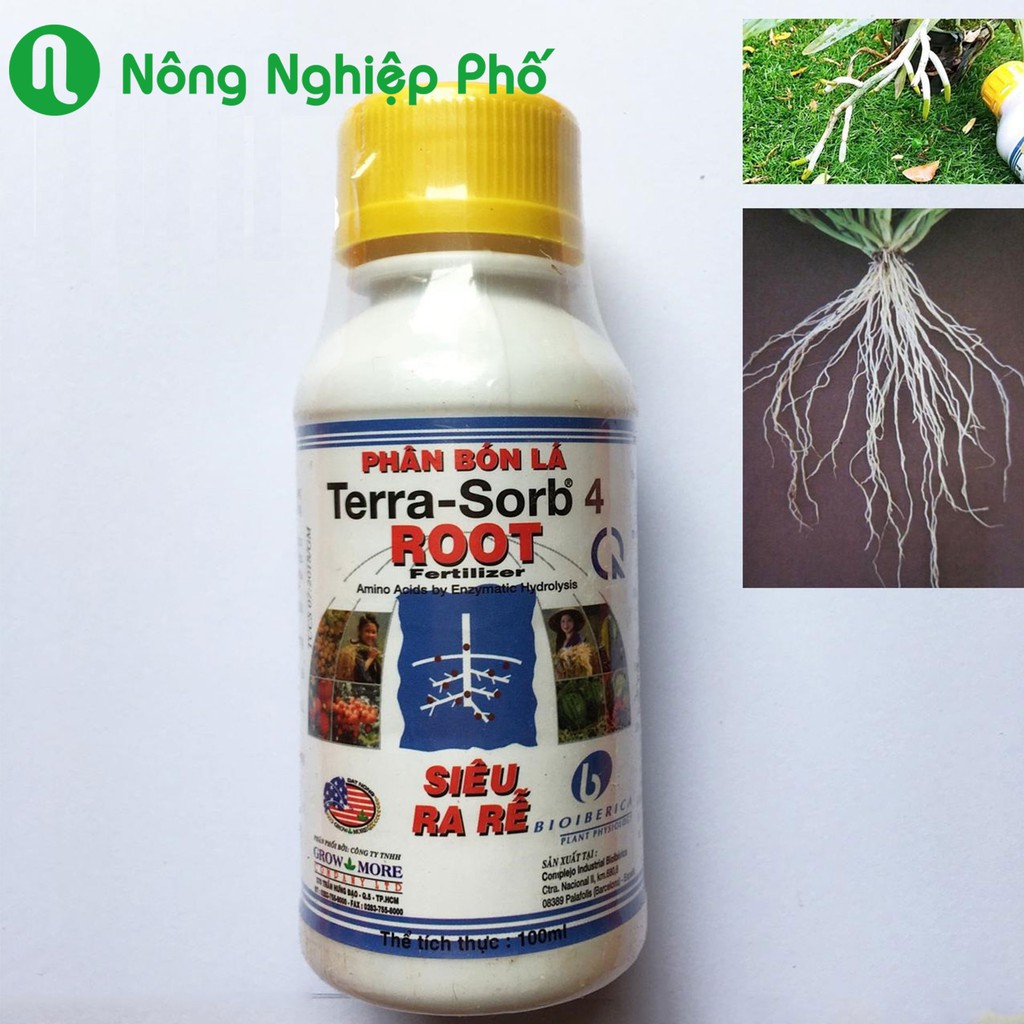 Phân bón lá Terra Sorb Root kích thích ra rễ - Chai 100ml