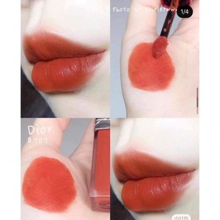 SON KEM DIOR MÀU 707 CAM CHÁY