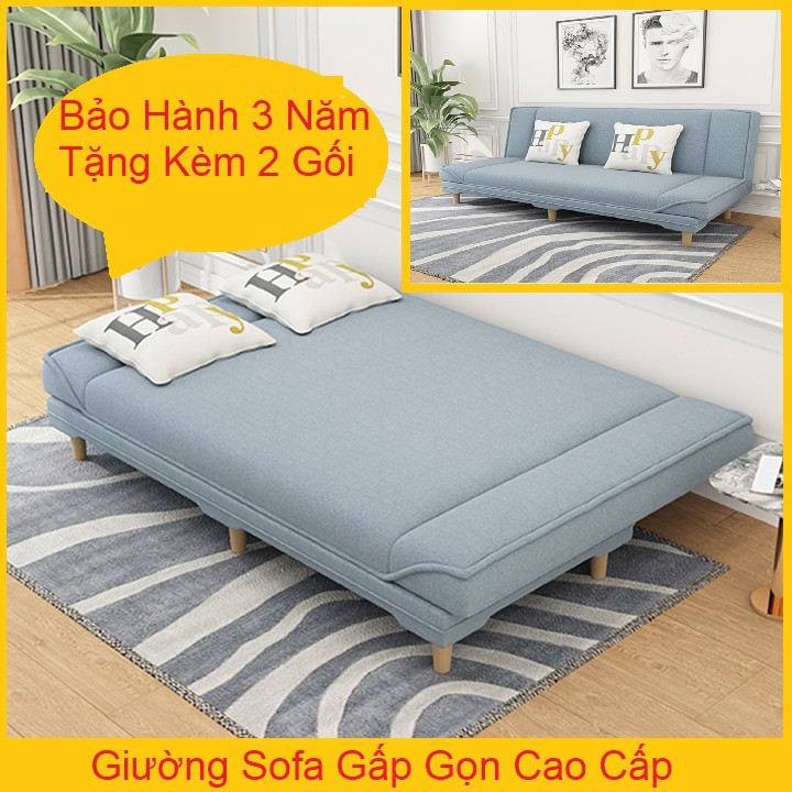 [ Rẻ VÔ ĐỊCH]Ghế Sofa Hàn Quốc Kiêm Giường Sofa Gấp Gọn 1m80 Đa Năng - Ghế Sofa Giường Đa Năng Tiện Lợi